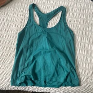 Lululemon Swiftly Tech Racerback Tank 2.0 Race Length - Teal color, size 16